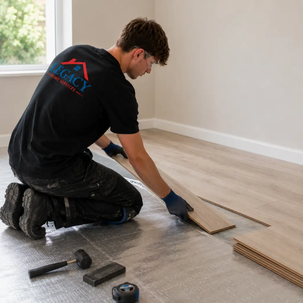 Legacy Home Services professional flooring installation